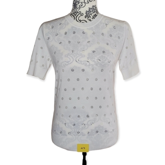 Karl Lagerfeld short sleeve sweater size small​ - Picture 1 of 12